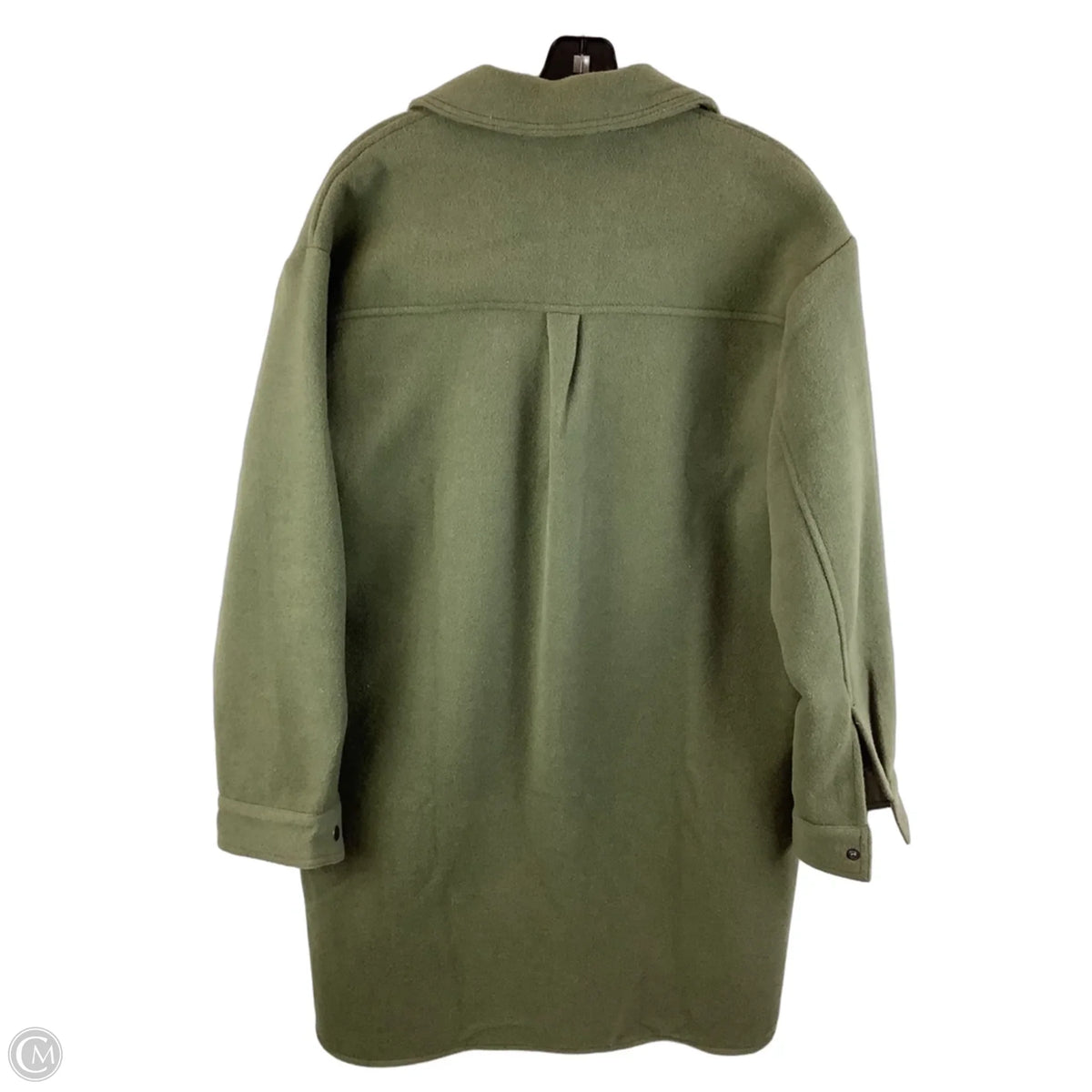 Coat Wool By Talbots In Green, Size: S