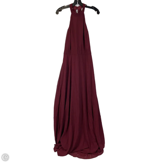 Dress Party Long By Lulus In Red, Size: L