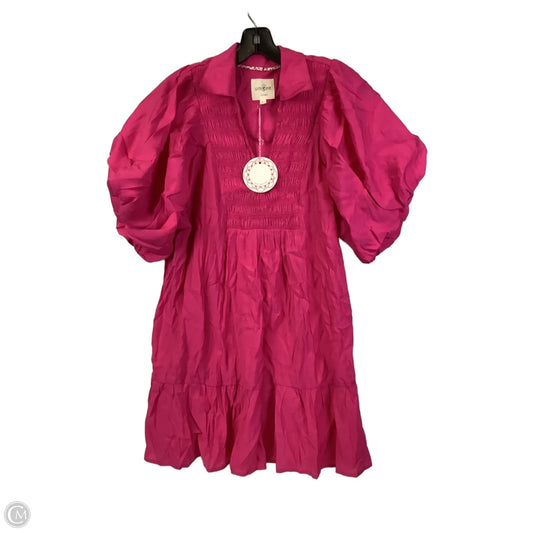 Dress Casual Short By Umgee In Pink, Size: L