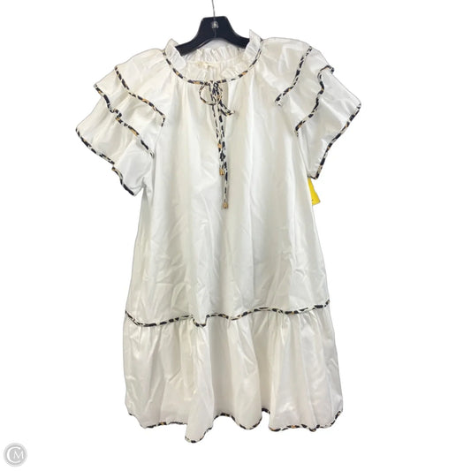 Dress Casual Short By Entro In Tan & White, Size: L