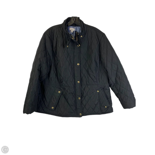 Jacket Puffer & Quilted By Crown And Ivy In Black, Size: 2x