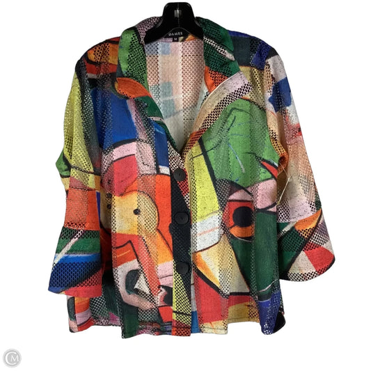 Blouse Long Sleeve By Cma In Multi-colored, Size: M