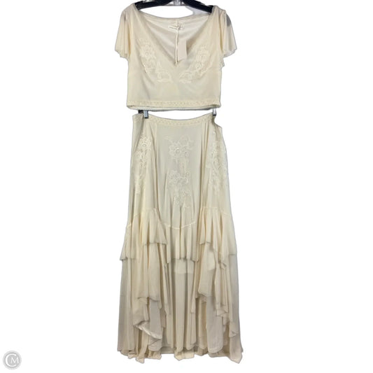 Skirt Set 2pc By Altard State In Cream, Size: Xl