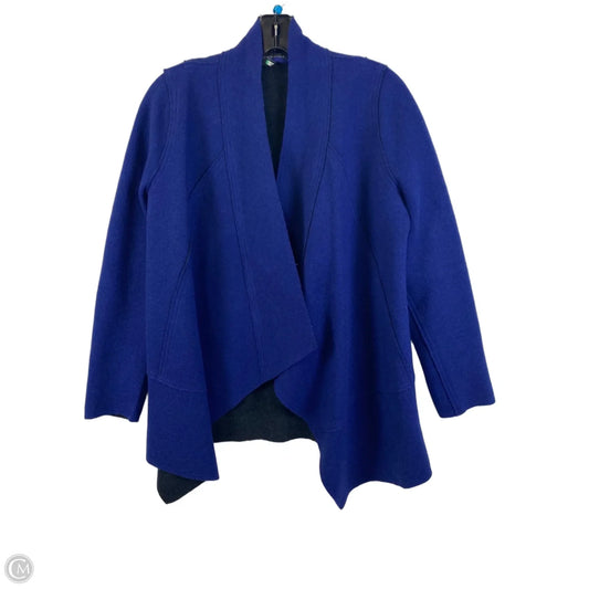 Sweater Cardigan By Eileen Fisher In Blue, Size: S