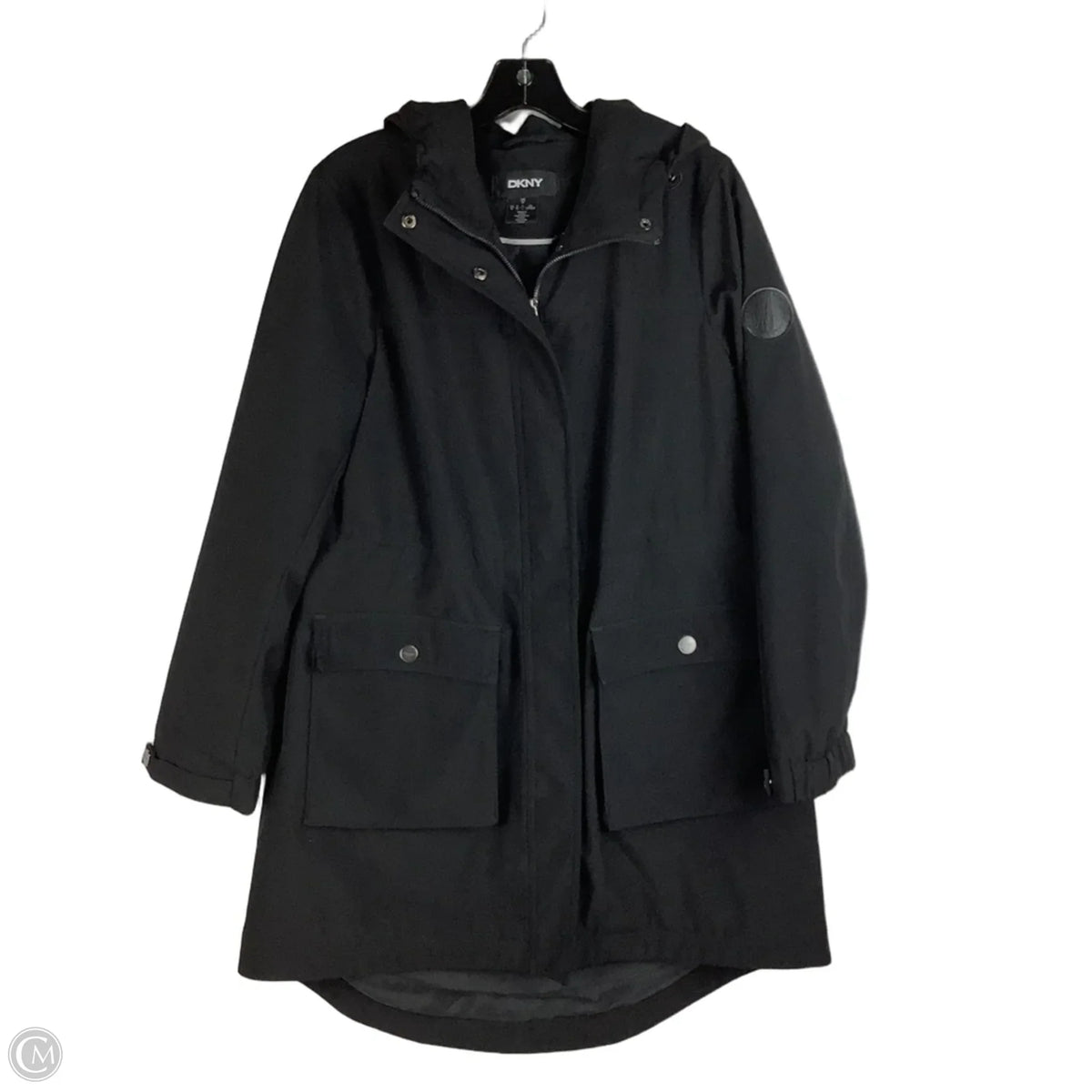 Coat Other By Dkny In Black, Size: M