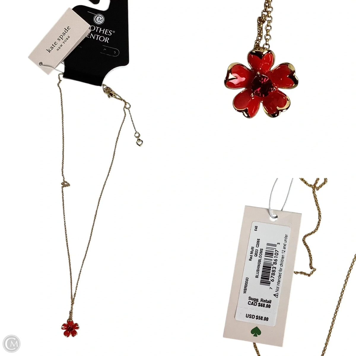 Necklace Designer By Kate Spade