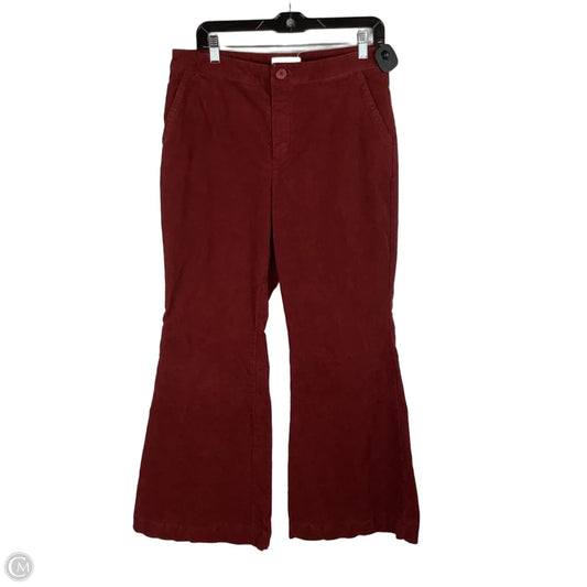 Pants Corduroy By Anthropologie In Red, Size: 10