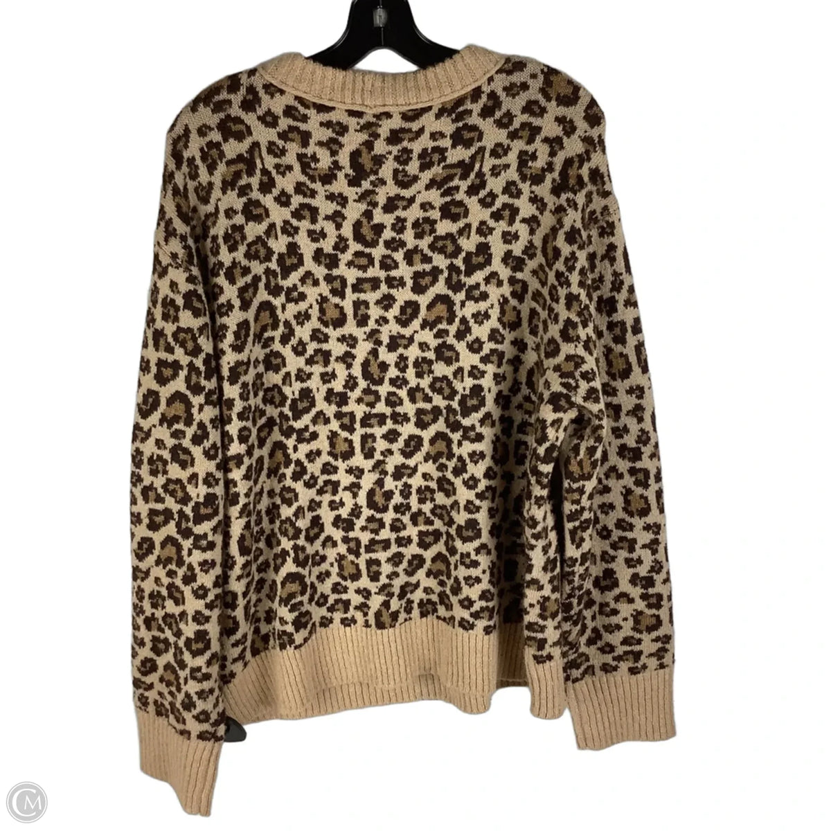 Sweater By American Eagle In Leopard Print, Size: M
