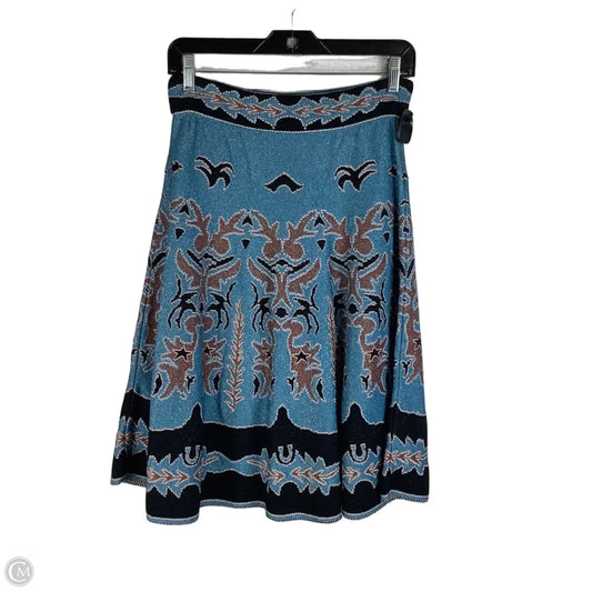 Skirt Luxury Designer By Missoni In Black & Blue, Size: 44 (EST M or 6/8)