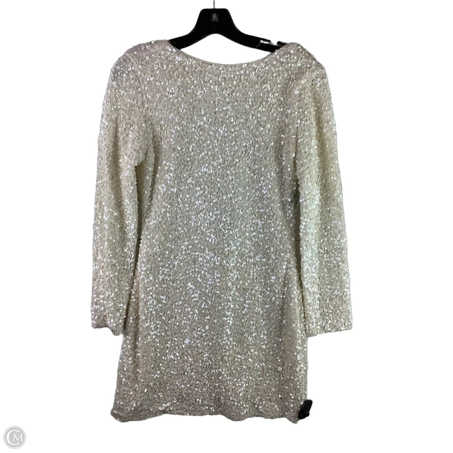 Dress Party Short By H&m In Cream, Size: S