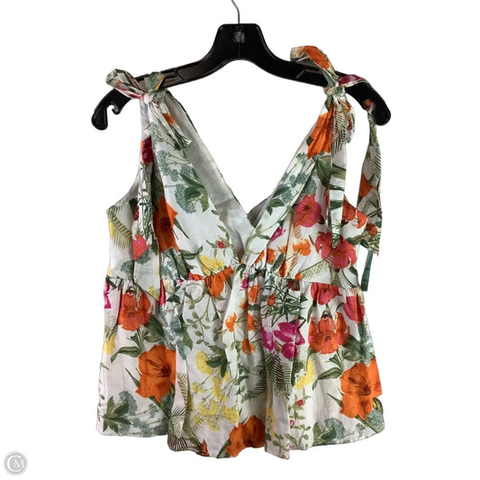 Top Sleeveless By Cmc In Multi-colored, Size: M