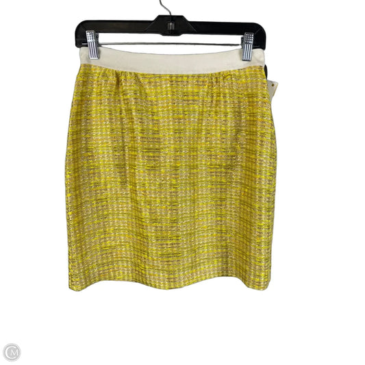 Skirt Designer By Kate Spade In Yellow, Size: 4