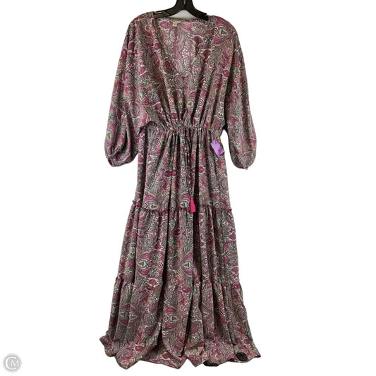 Dress Casual Maxi By Cato In Multi-colored, Size: 16