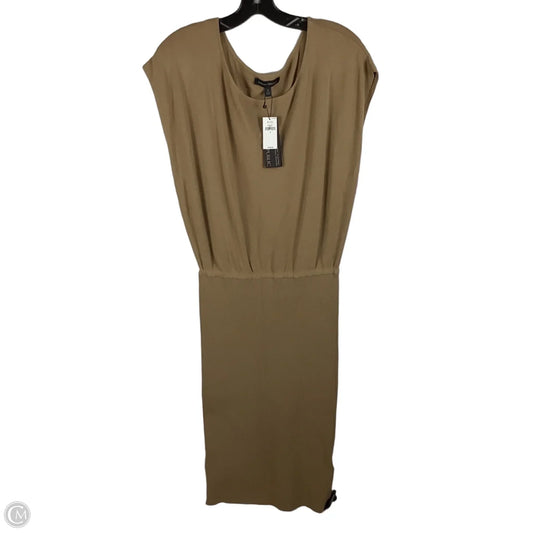 Dress Casual Midi By Banana Republic In Beige, Size: S