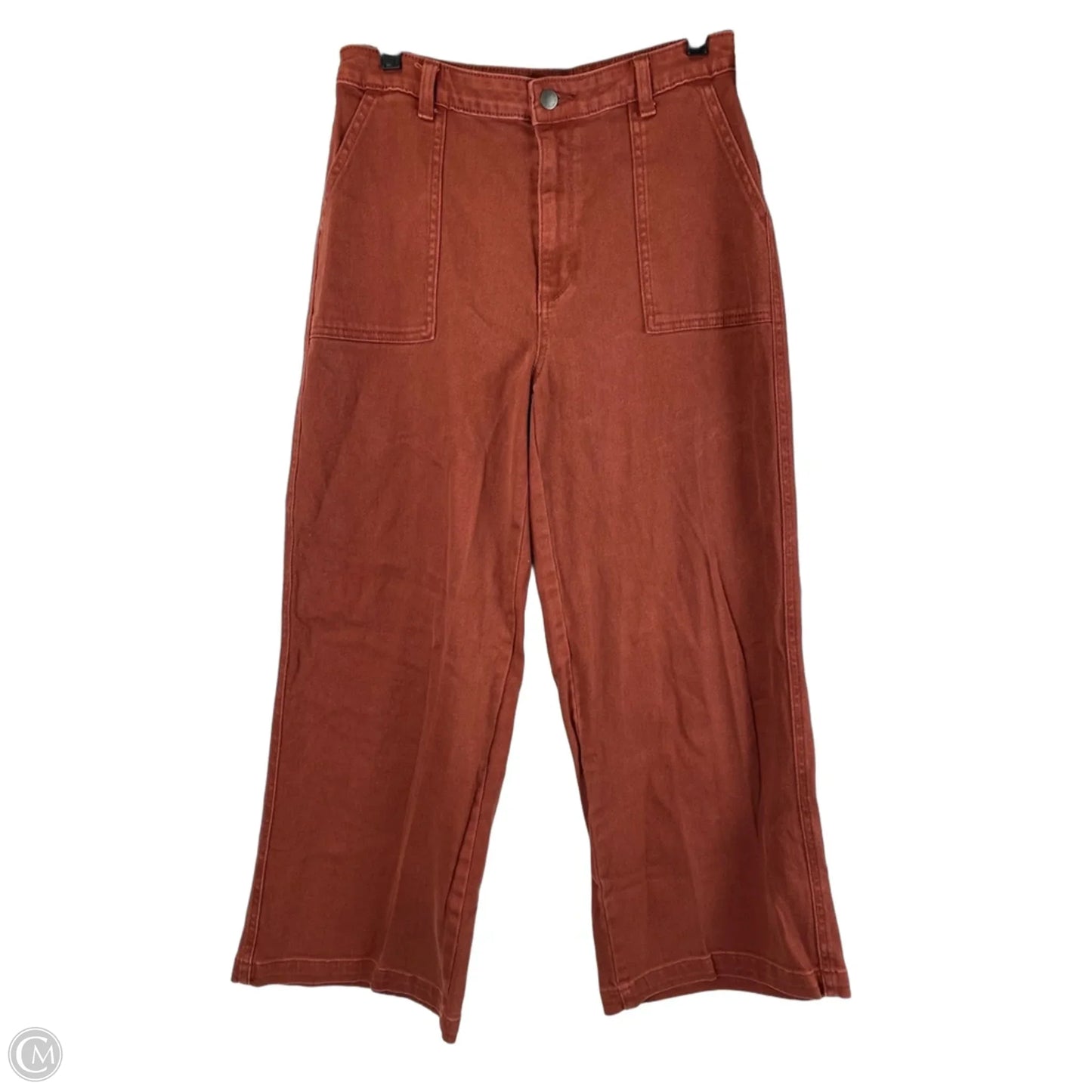 Jeans Wide Leg By Universal Thread In Red Denim, Size: 6