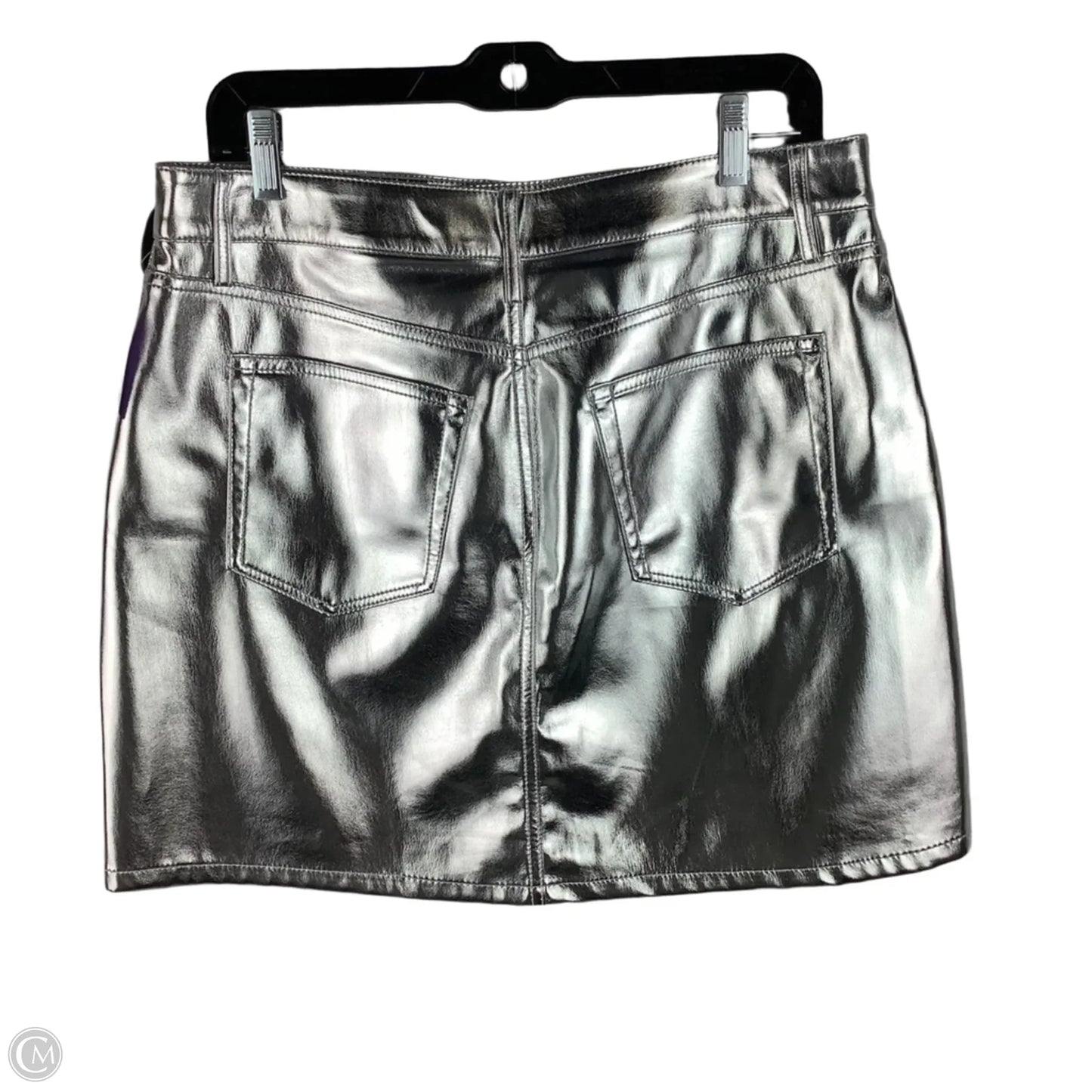 Skirt Mini & Short By Loft In Silver, Size: 10