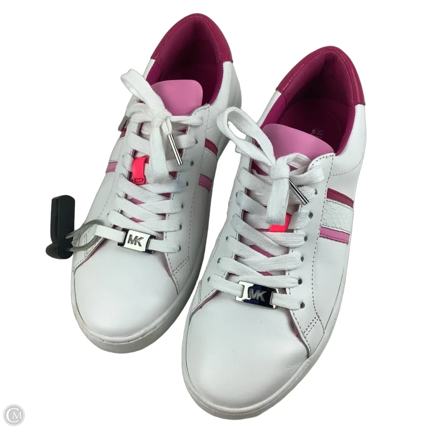 Shoes Designer By Michael Kors In Pink & White, Size: 7.5