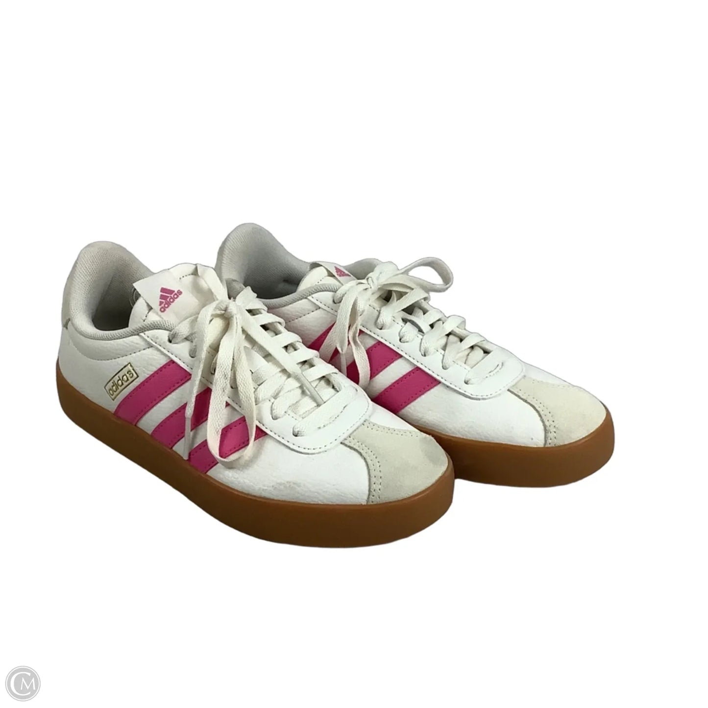 Shoes Sneakers By Adidas In Pink & White, Size: 8