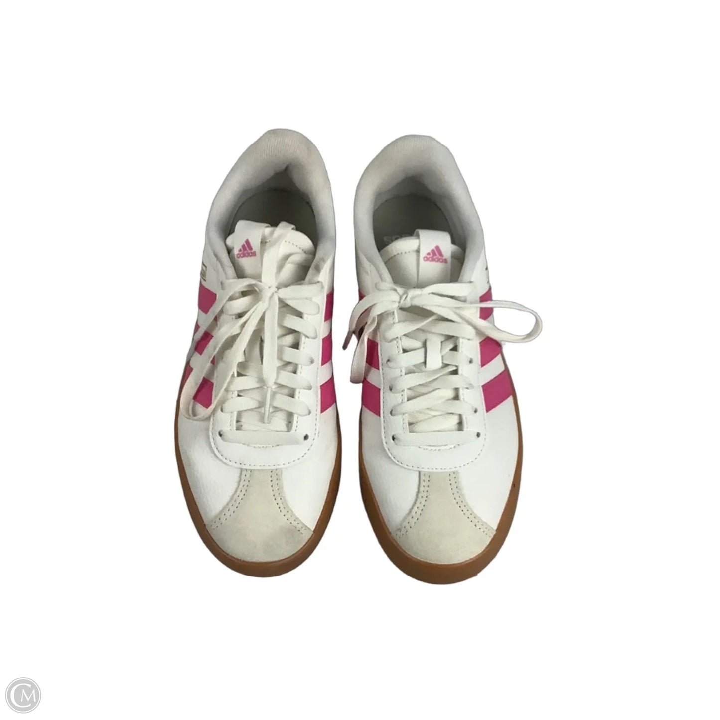 Shoes Sneakers By Adidas In Pink & White, Size: 8