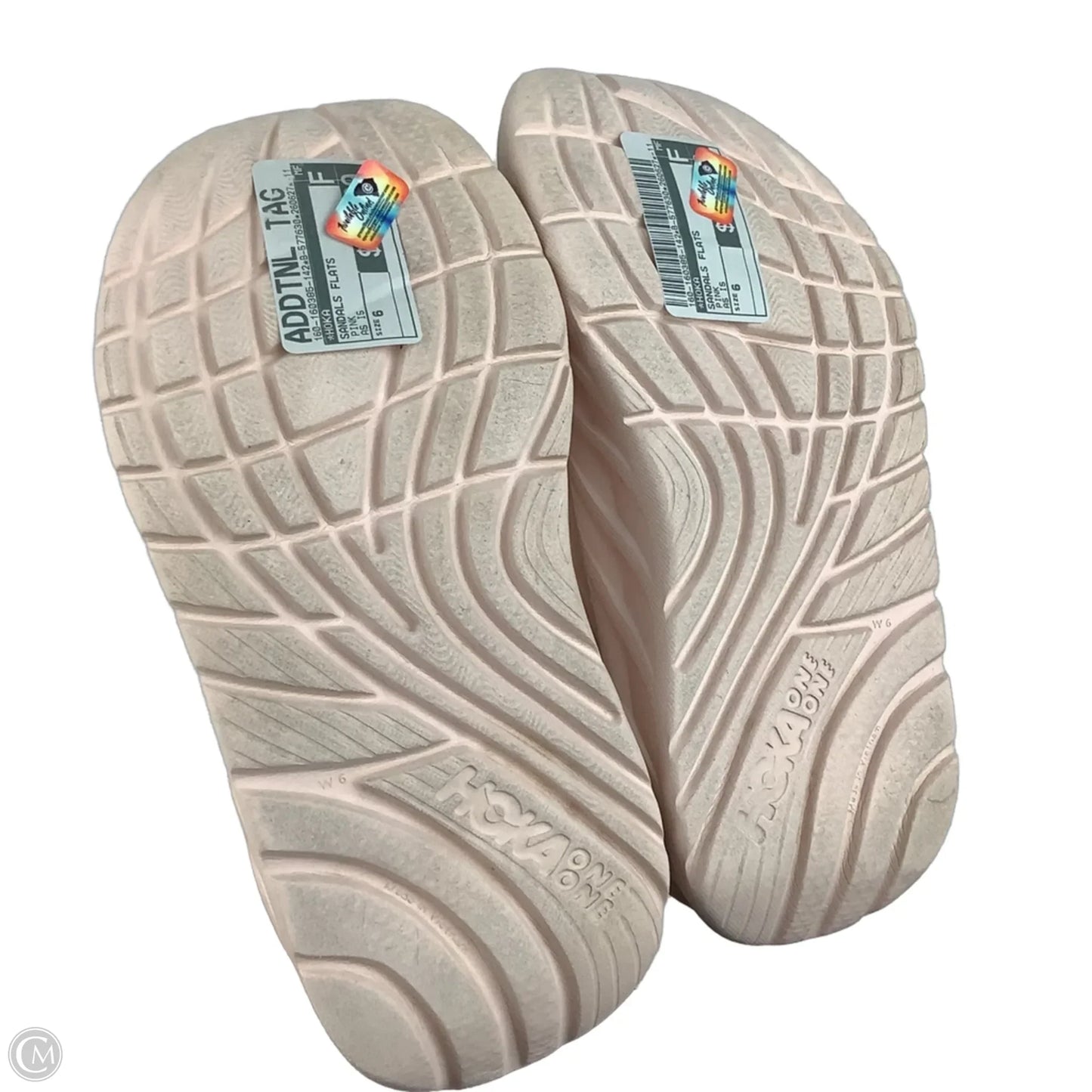 Sandals Flats By Hoka In Pink, Size: 6