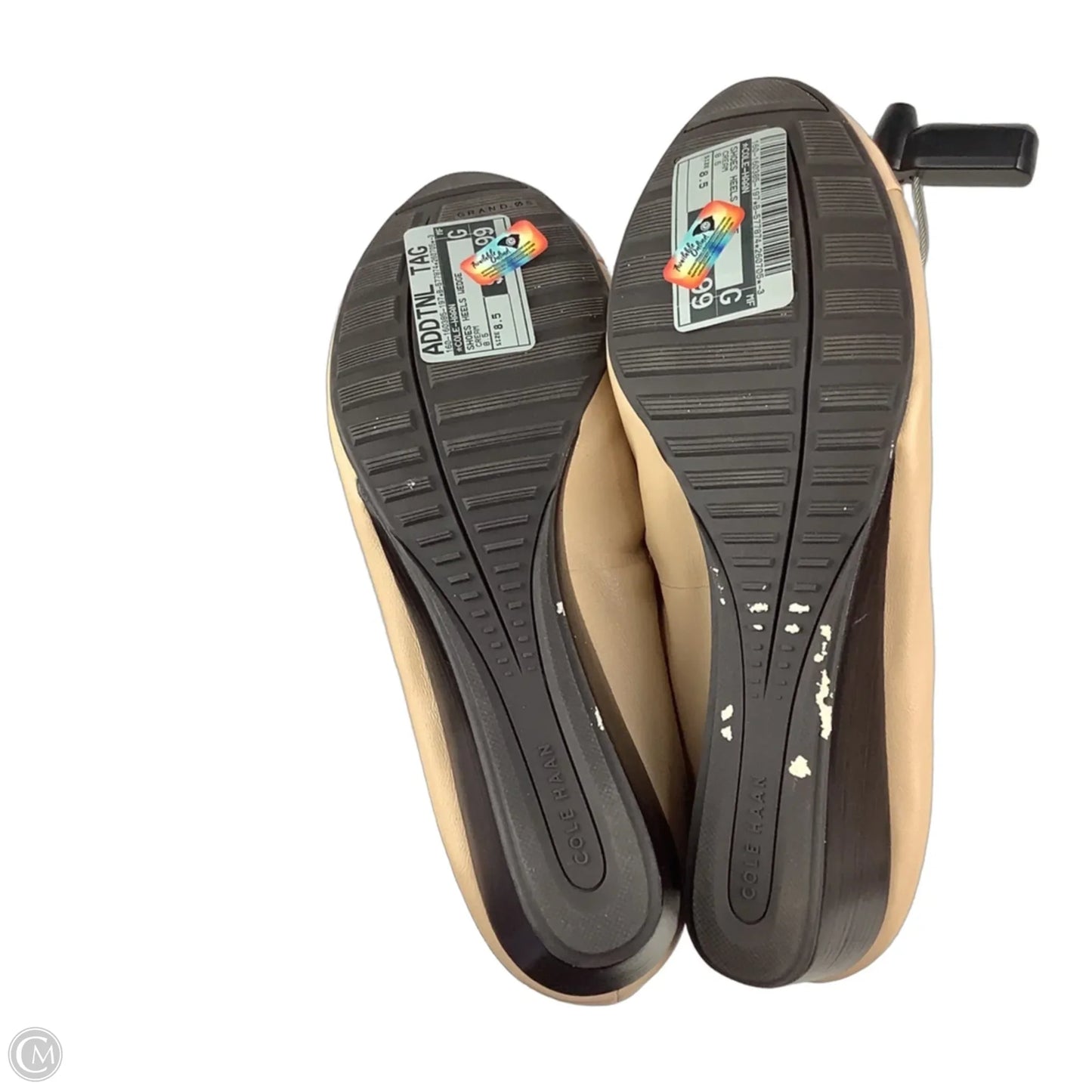 Shoes Heels Wedge By Cole-haan In Cream, Size: 8.5