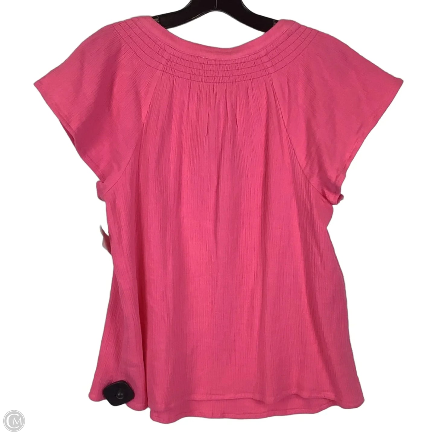 Top Short Sleeve By Vineyard Vines In Pink, Size: M
