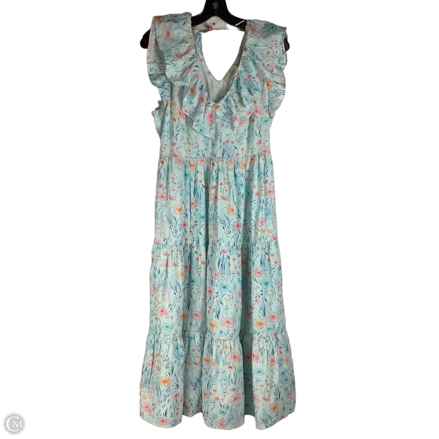 Dress Casual Maxi By Umgee In Floral Print, Size: L