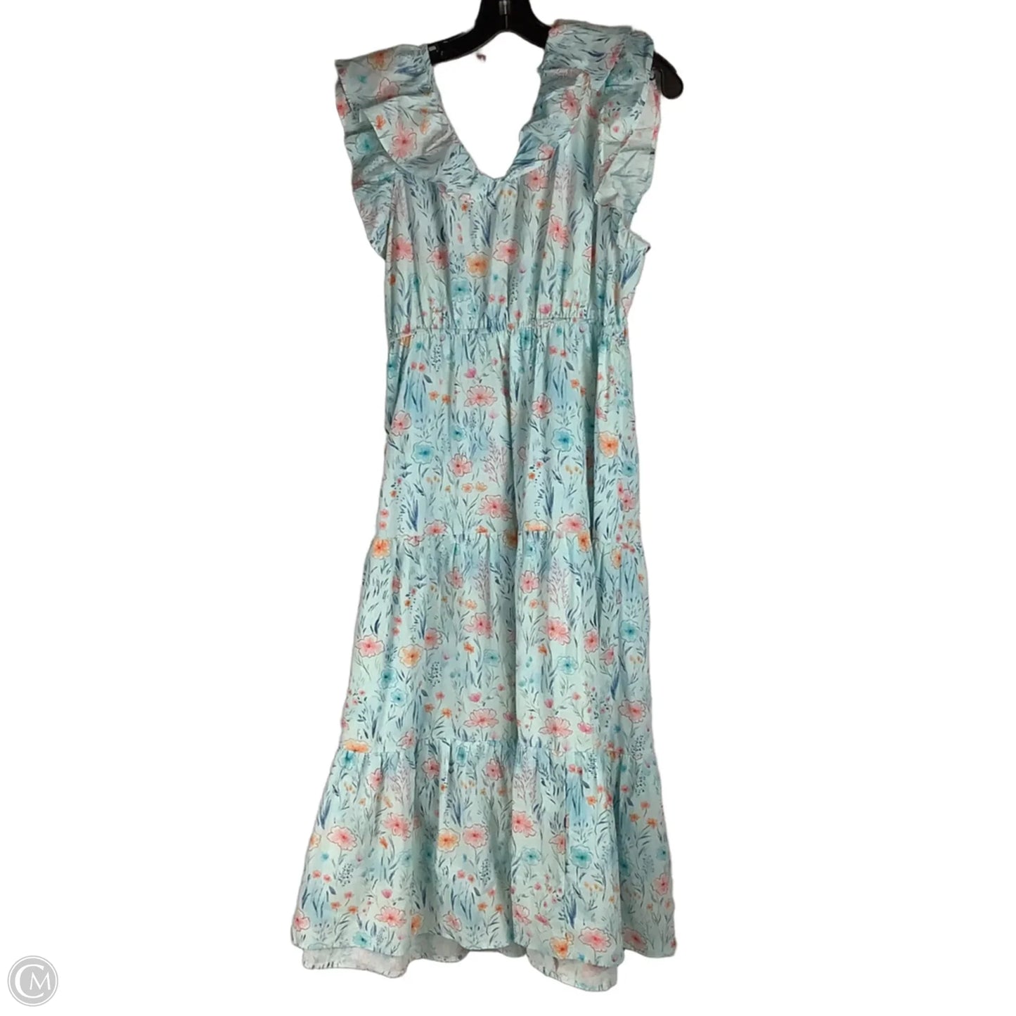 Dress Casual Maxi By Umgee In Floral Print, Size: L