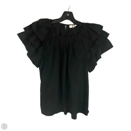 Top Short Sleeve By Entro In Black, Size: M