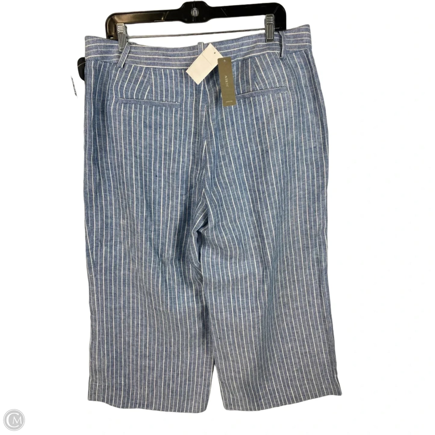 Pants Cropped By J. Crew In Striped Pattern, Size: 12
