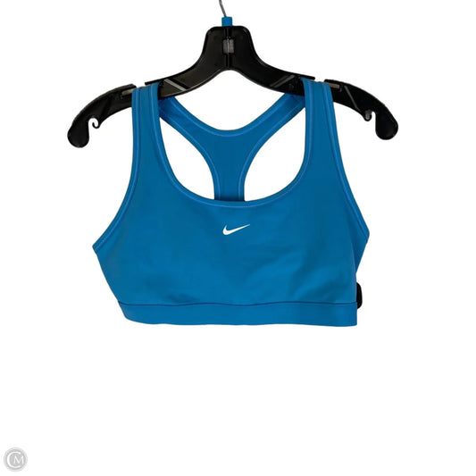 Athletic Bra By Nike In Blue, Size: L