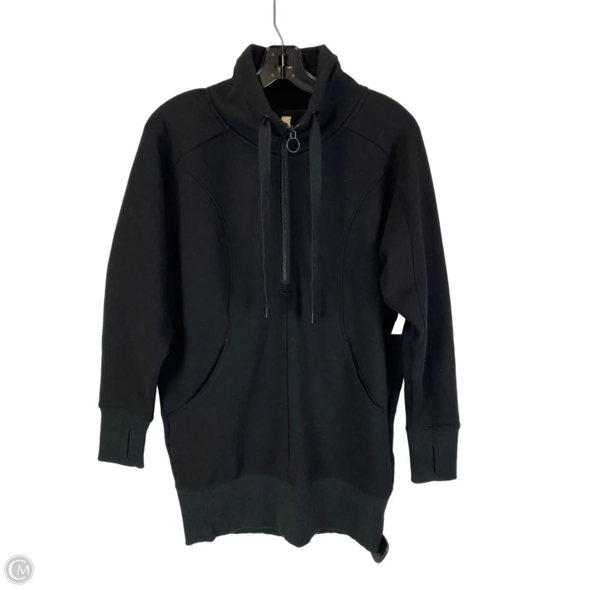 Sweatshirt Collar By Athleta In Black, Size: Xs