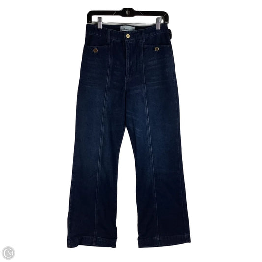 Jeans Wide Leg By Sam Edelman In Blue Denim, Size: 6 (28)