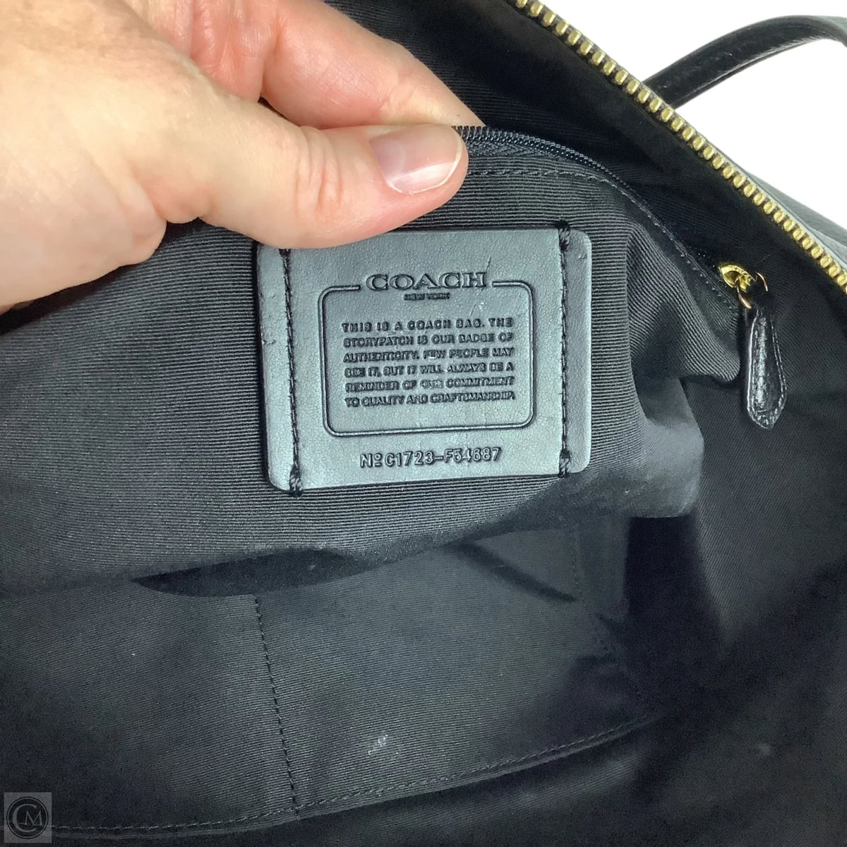 Handbag Designer By Coach, Size: Medium