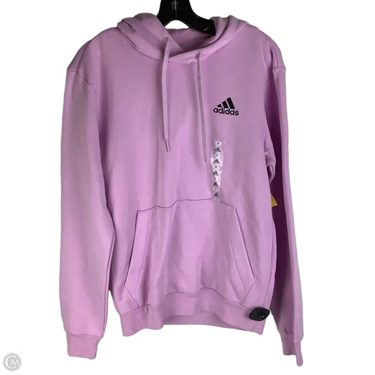 Sweatshirt Hoodie By Adidas In Purple, Size: M (men’s small)