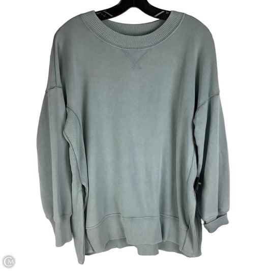 Sweatshirt Crewneck By Aerie In Blue, Size: S