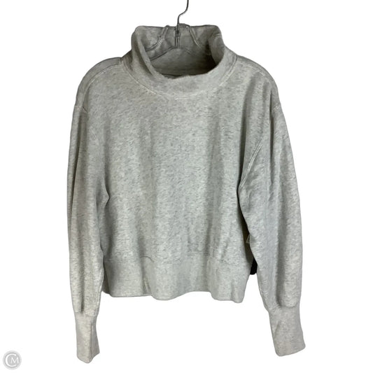 Sweatshirt Collar By Abercrombie And Fitch In Grey, Size: M