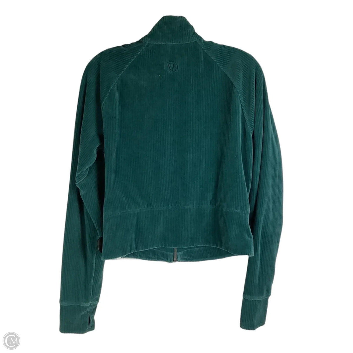 Athletic Jacket By Lululemon In Teal, Size: 10