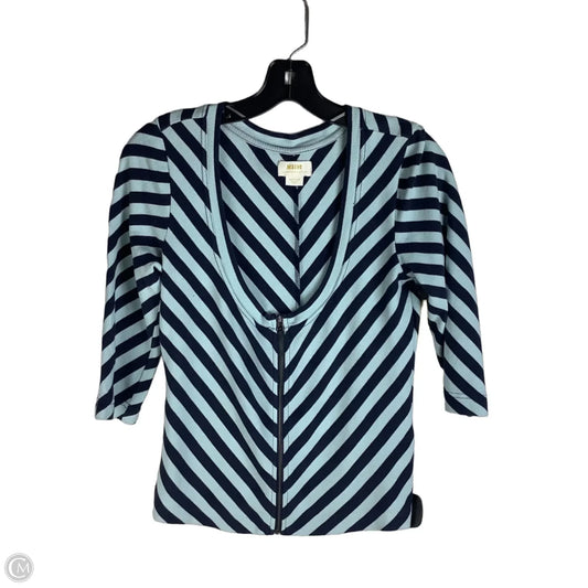 Top 3/4 Sleeve By Maeve In Striped Pattern, Size: M