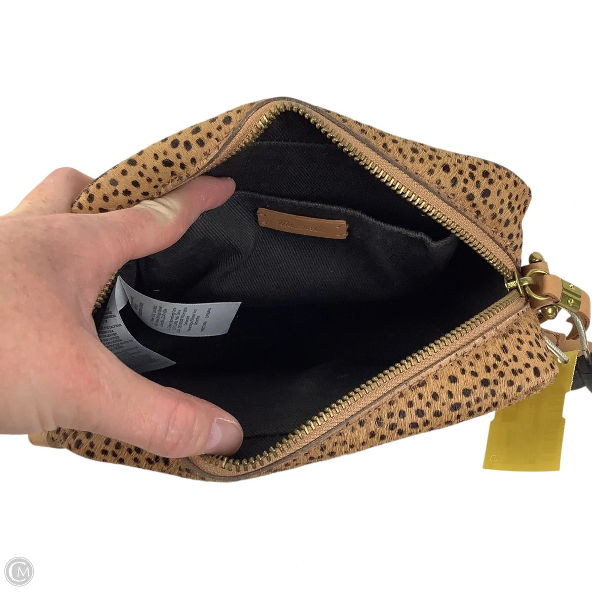 Crossbody Leather By Madewell, Size: Small
