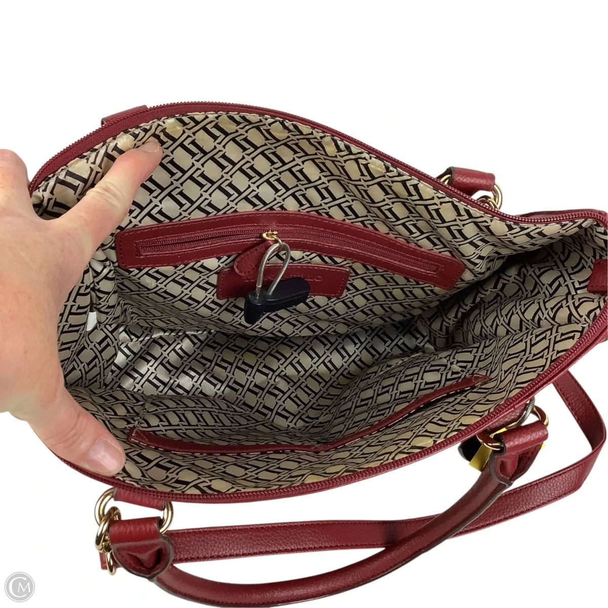 Handbag Leather By Tignanello  Purses, Size: Medium