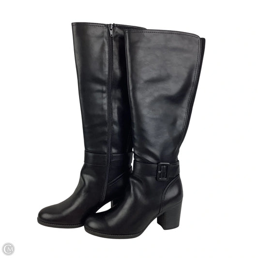 Boots Knee Heels By Naturalizer In Black, Size: 8