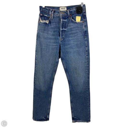 Jeans Designer By Agolde In Blue Denim, Size: 0 (24)