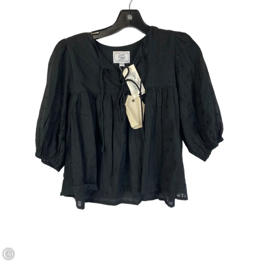 Top Short Sleeve By Cmc In Black, Size: Xs