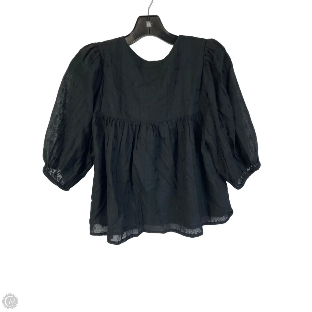 Top Short Sleeve By Cmc In Black, Size: Xs