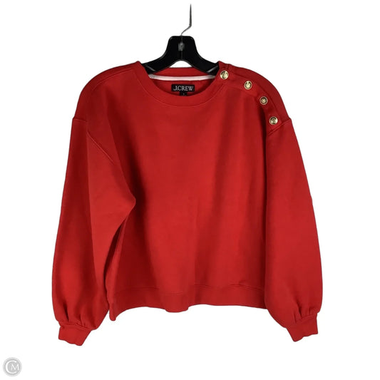 Sweatshirt By J. Crew In Red, Size: S