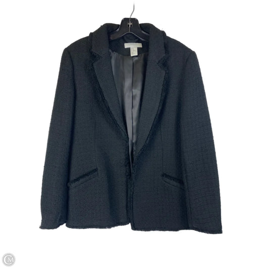 Blazer By H&m In Black, Size: 10