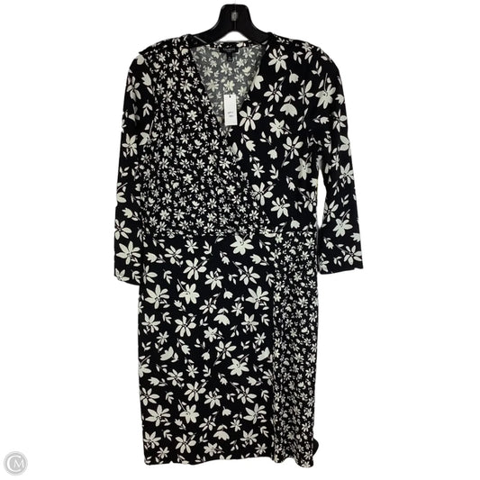 Dress Party Short By Talbots In Black & White, Size: Mp