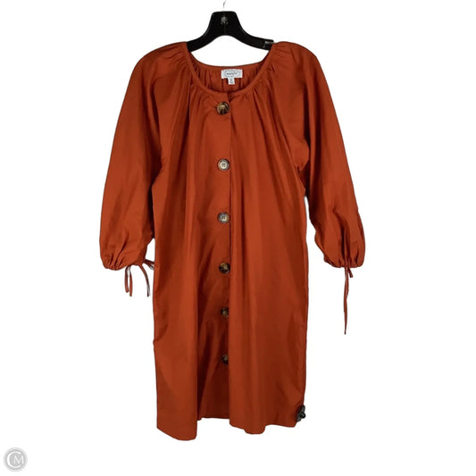 Dress Casual Short By Mudpie In Orange, Size: M
