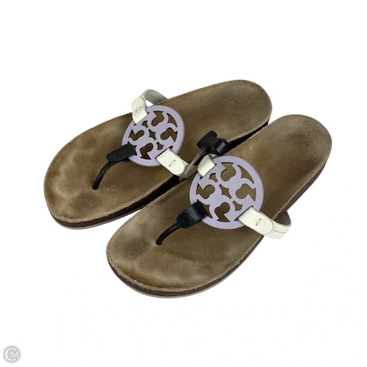 Sandals Designer By Tory Burch In Purple, Size: 8